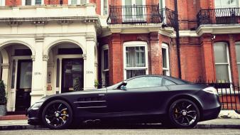 Black cars mclaren slr