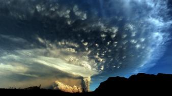 Chile clouds ash wallpaper