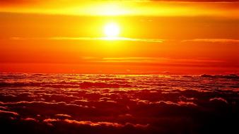 Clouds sun skyscapes wallpaper