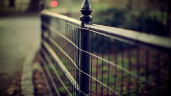 Fences urban wallpaper