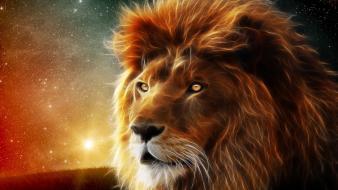 Fractalius lions wallpaper