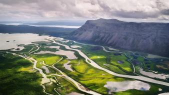 Landscapes sweden valley rivers