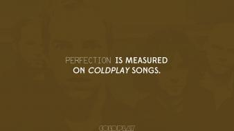 Minimalistic music quotes brown coldplay basic simply simplicity wallpaper