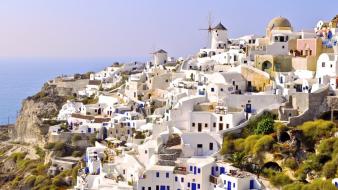 Nature cityscapes national geographic greece villages sea wallpaper