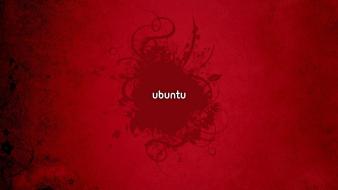 Red linux ubuntu wallpaper