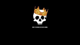 Skulls quotes crowns black background moriarty sherlock bbc wallpaper