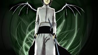 Wings bleach green eyes espada ulquiorra cifer skeletal