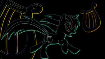 Little pony: friendship is magic heartstrings neon wallpaper