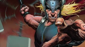 Marvel norse avengers mjolnir comic art now wallpaper