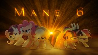 My little pony: friendship is magic mane 6 wallpaper