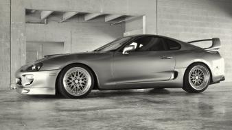 Silver tuning toyota supra jdm