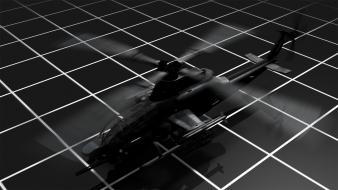 Black helicopters digital art vehicles aerial 3d wallpaper