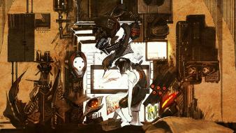 Cyberpunk artwork shamanism asgr wallpaper