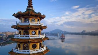 Tower taiwan temple wallpaper