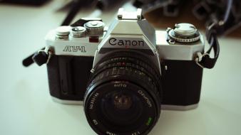 Vintage retro film cameras canon