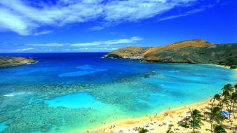 Landscapes nature beach hawaii wallpaper