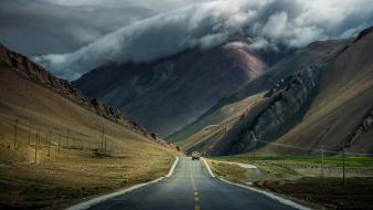 Nature cars storm grass filter roads coolbiere