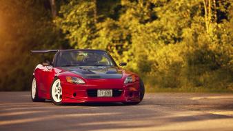 Red cars honda s2000 wallpaper