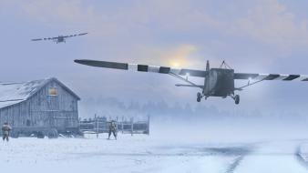 Art of behind enemy lines skies game wallpaper
