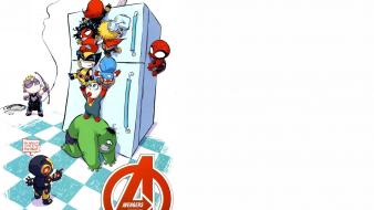 Cookies the avengers hawkeye refrigerators white background wallpaper