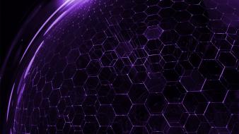 Droid purple dna hexagon