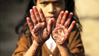 Hands henna children wallpaper