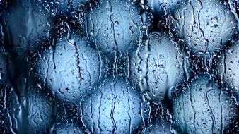 Rain glass water drops wallpaper