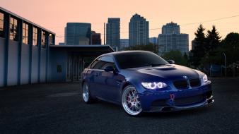 Bmw lights cars outdoors vehicles m3 e92