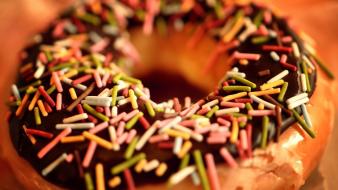 Fruits chocolate food donuts colors glaze wallpaper