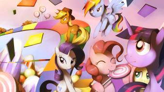 Pony: friendship is magic mane 6 game wallpaper
