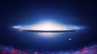 Outer space stars galaxies sombrero galaxy wallpaper