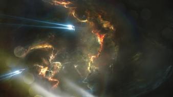 Abstract outer space eve online wallpaper