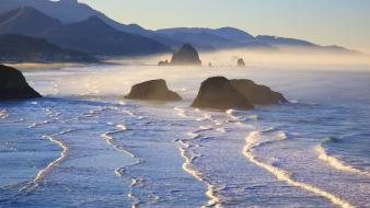 Beach rock oregon wallpaper