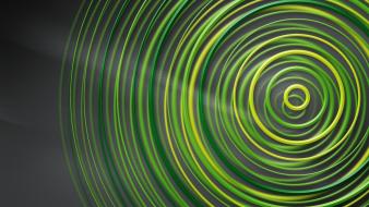 Green abstract xbox spiral psychedelic wallpaper
