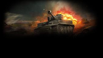 Tigers tanks battles world of heavy tank wallpaper