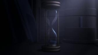 Black sand hourglass steins;gate hour glass time badquality wallpaper