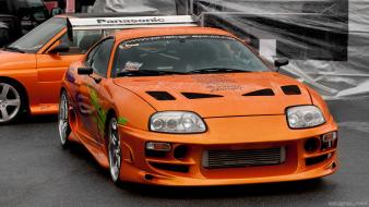 Cars vehicles toyota supra front angle view