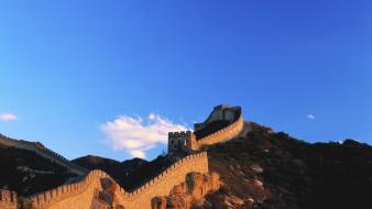 China wall architecture landmark the great wallpaper