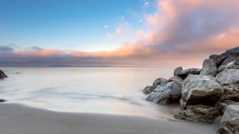 Clouds landscapes nature sea