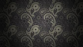 Dark patterns textures classic paisley mango fabrics wallpaper