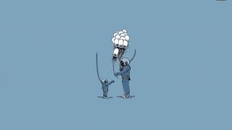 Funny fun art wallpaper