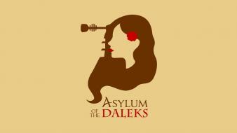 Minimalistic doctor who asylum daleks wallpaper