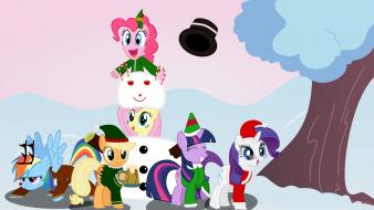 Pony: friendship is magic mane 6 ponyville wallpaper