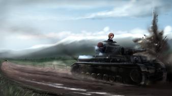 Tanks girls und panzer akiyama yukari nishizumi miho wallpaper