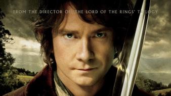 The hobbit movie posters martin freeman swords wallpaper