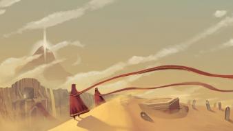 Video games desert sony journey playstation 3 wallpaper