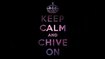 And black background kcco the chive chiveon wallpaper