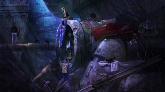 Fantasy art sewer gravity rush