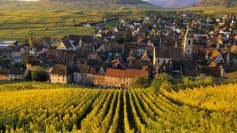 France wine village wallpaper