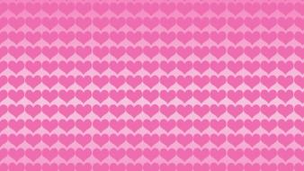 Pink hearts tablet wallpaper